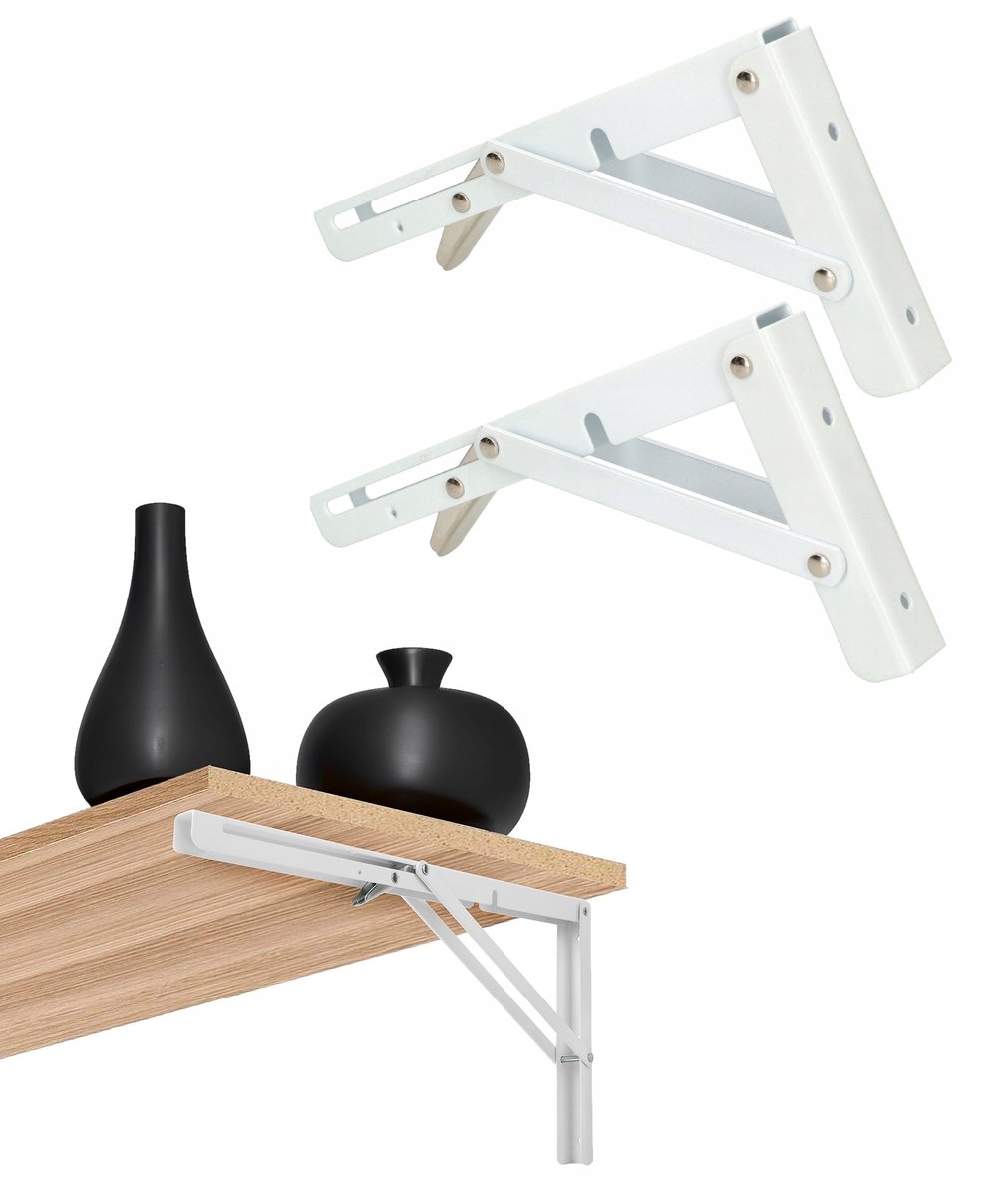 Opvouwbare Plankdrager 200mm - 30kg - Set van 2