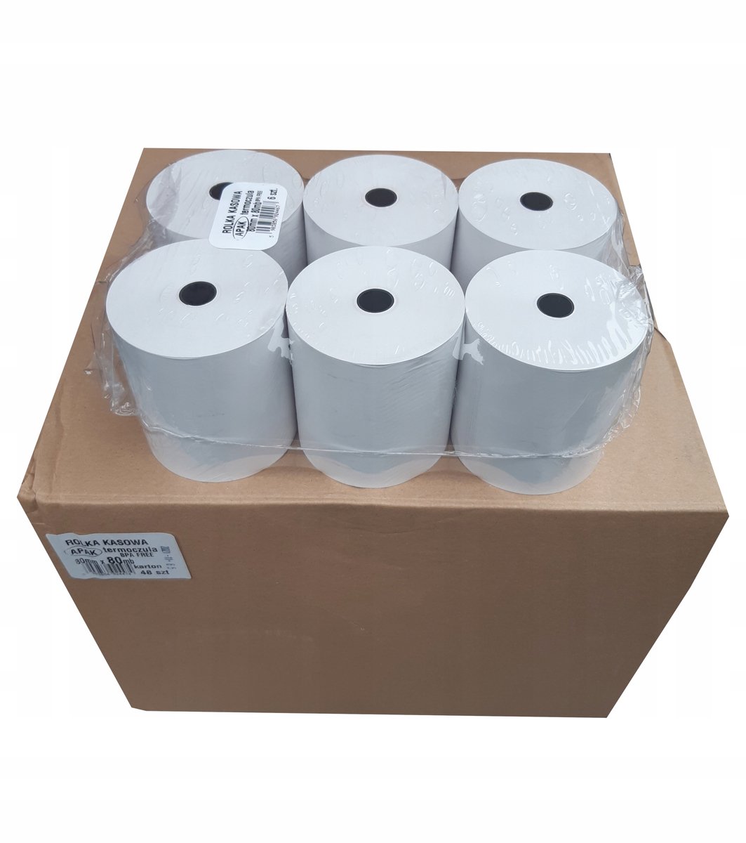 48x Thermische Rol 80x80mm - Hoge Kwaliteit Papier