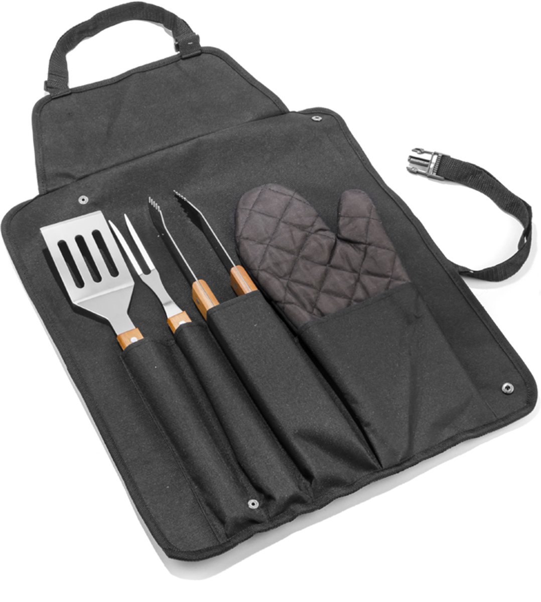 NANDO Grillgereedschap Set met Schort en Ovenwant