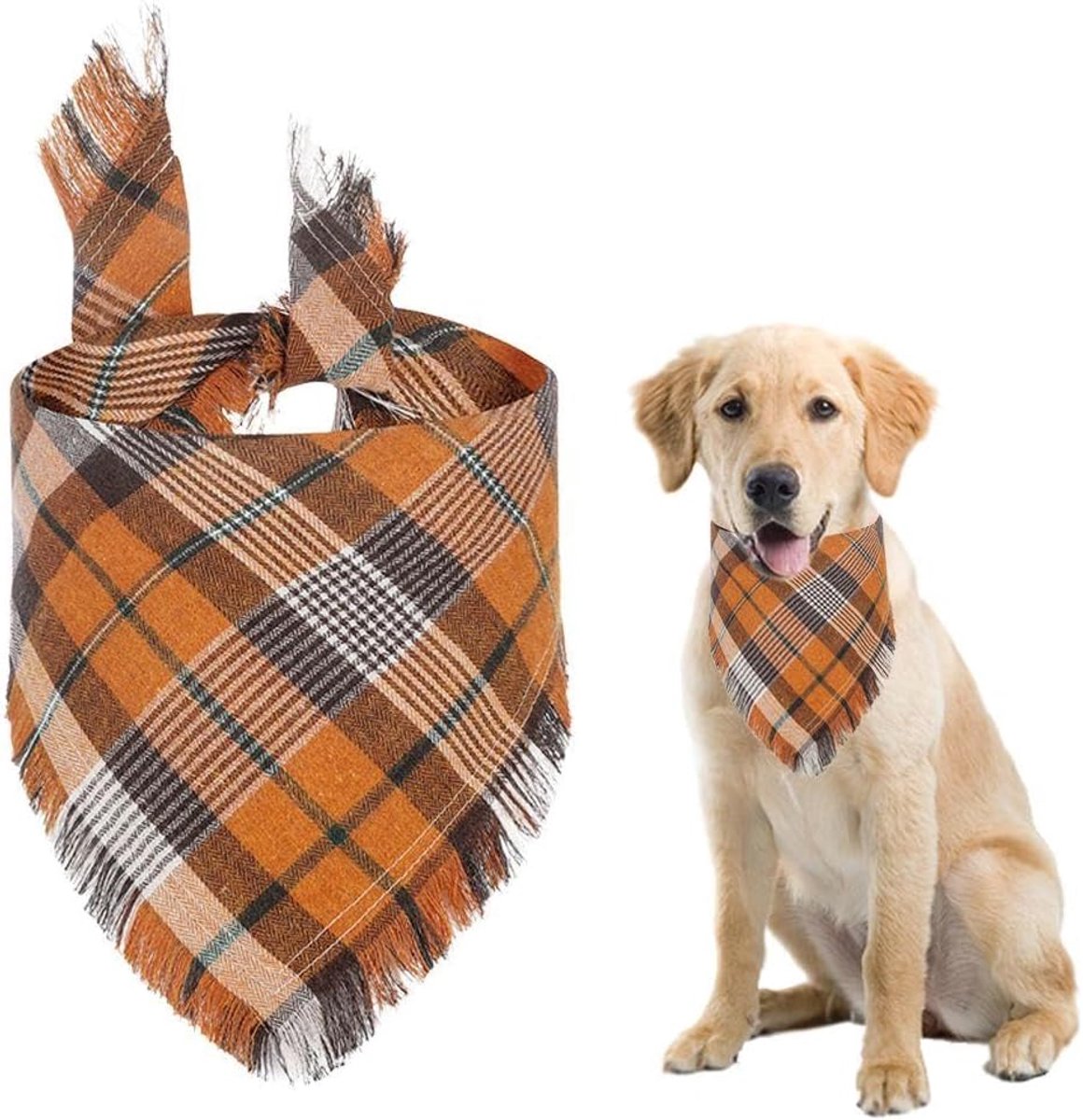 1 x Pet Scarf, Puppy Scarf, Scottish Pet Scarf, Personalised Dog Scarf, Warm Scarf for Dogs - ShopVlot