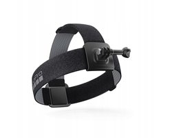 GoPro Headstrap + QuickClip - Hoofdband Bevestiging - Verstelbaar - Voor Helm en Pet - Zwart