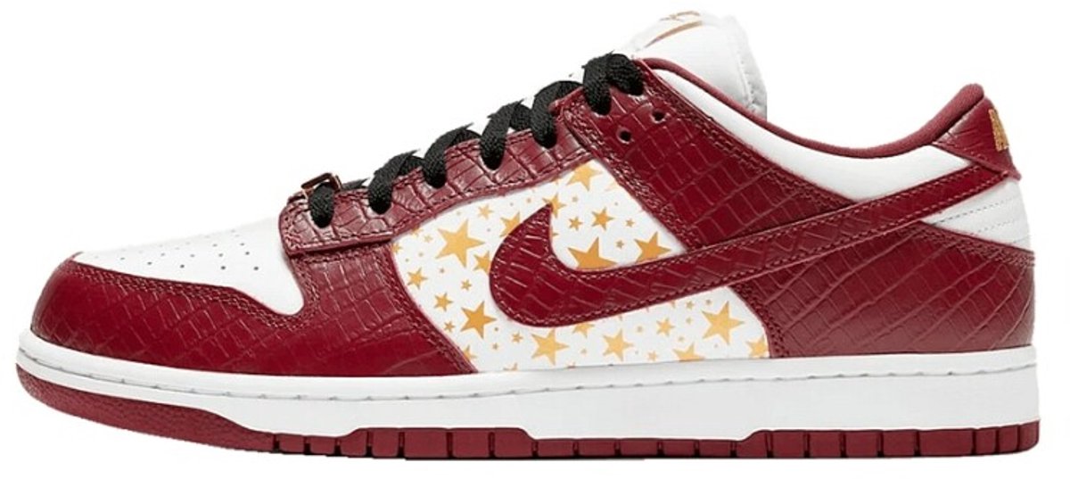 Nike SB Dunk Low Supreme Stars Barkroot Multikleur