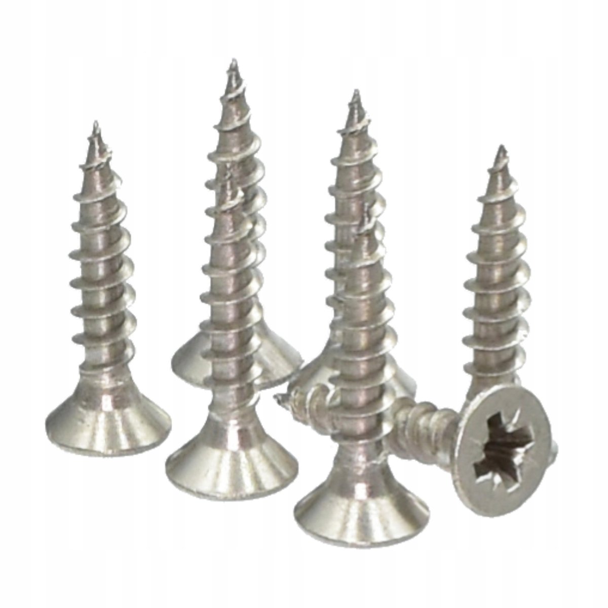 3x50 RVS Houtschroeven Kegelkop A2 - 10 Stuks