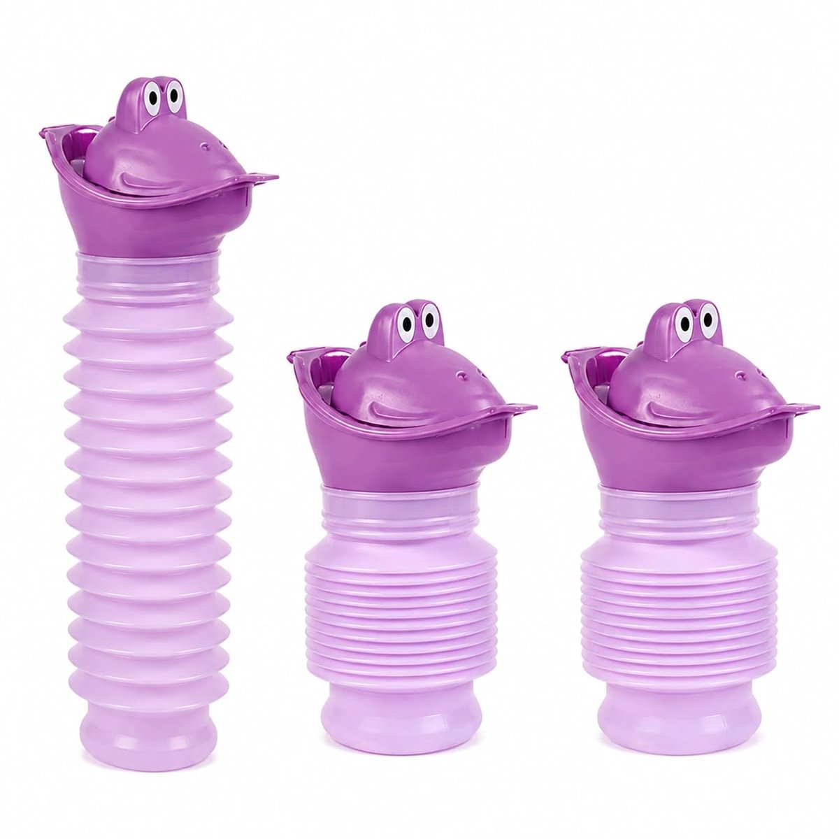 2 stuks draagbaar urinoir, intrekbaar noodurinoir, 420 ml, draagbare fles, urinoir voor noodgevallen, opvouwbaar - ShopVlot
