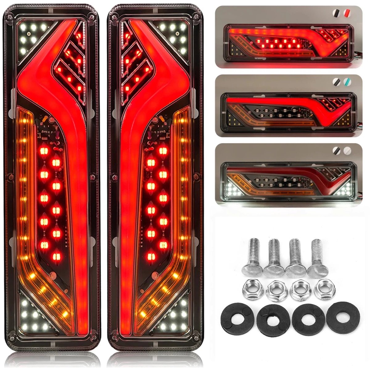 LED Achterlichten Set voor Aanhanger, Vrachtwagen - 2 Stuks