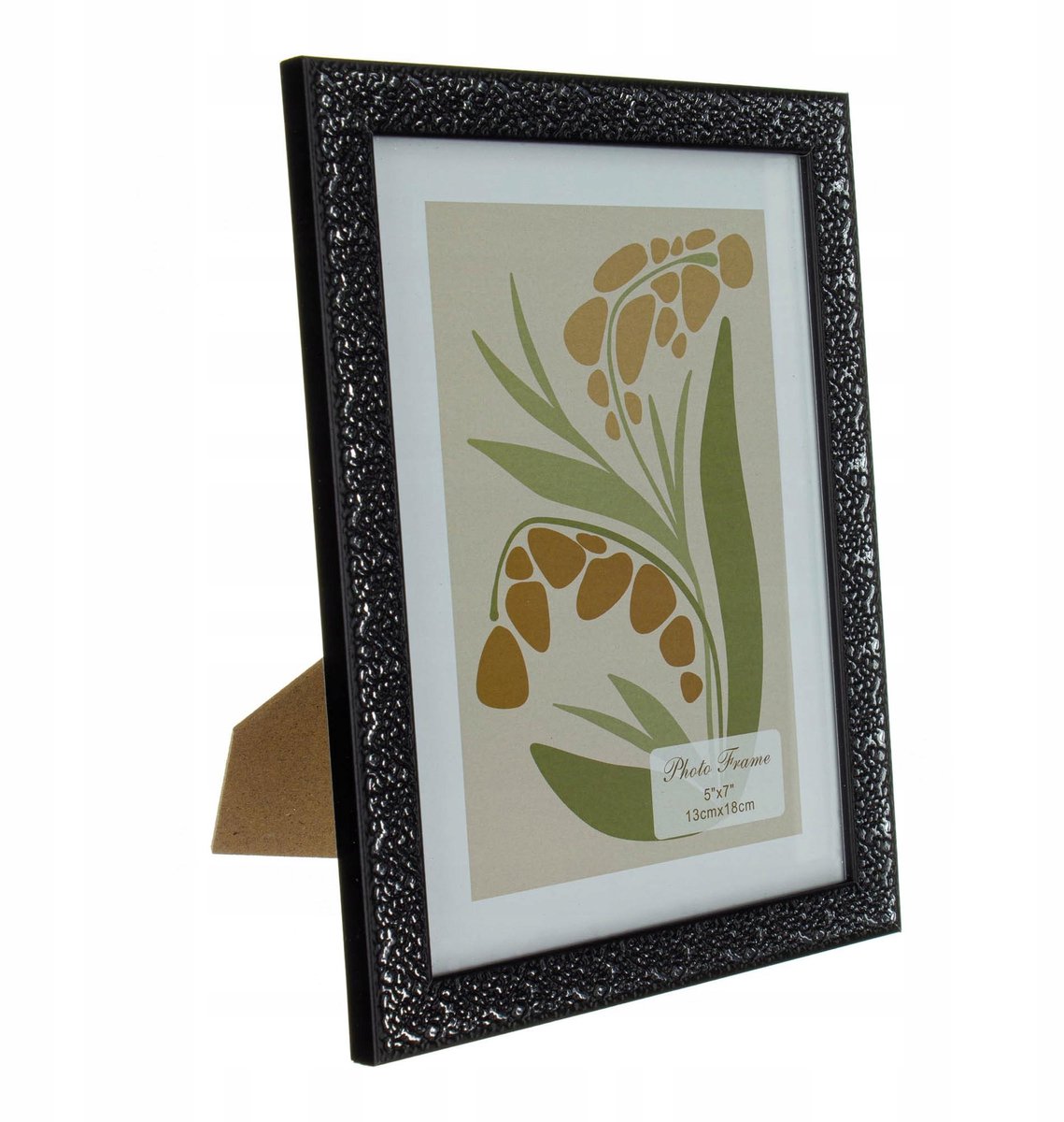 Fotolijst 18x13 cm Zwart/Zilver Kunststof