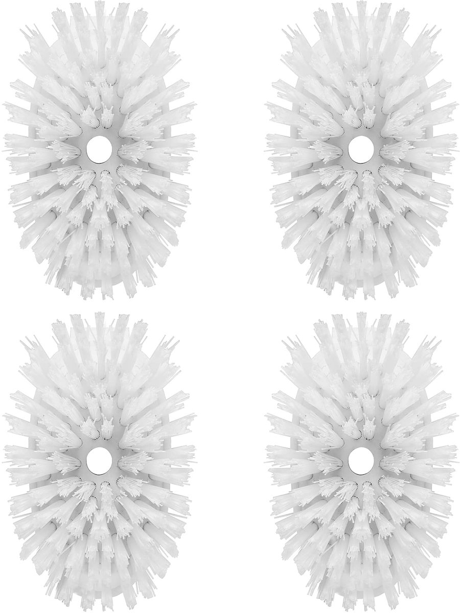 Famanu – Zeepdispenser voor vaatborstel, navullingen, set van 4 stuks