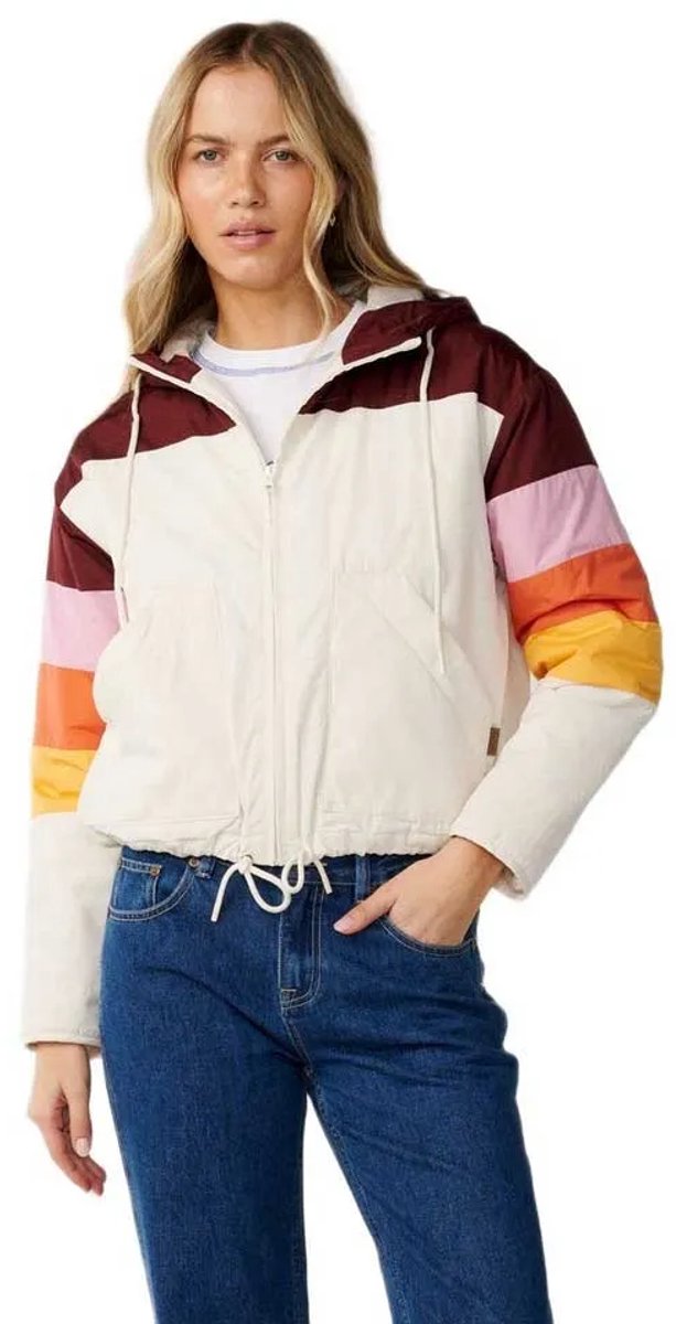 Rip Curl Keepsakes Bomberjack Wit L Vrouw
