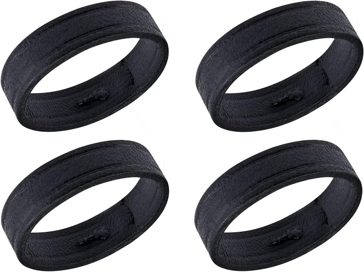 ANNEFIT Watch Band Loop, 4pcs Leather Watch Bands Replacement Loops 18mm 20mm 22mm - ShopVlot