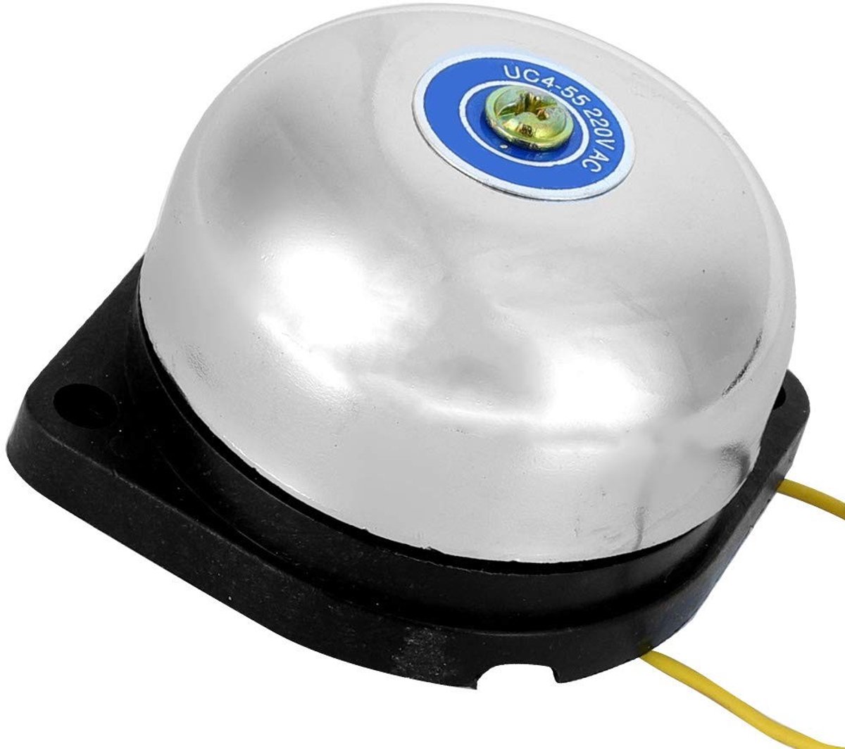 Solidchoice - Stalen Deurbel met 220V Aansluiting