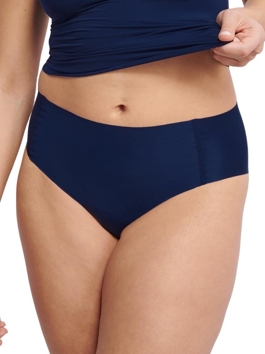 Solidchoice - Dames Ondergoed met Hoge Taille in Donkerblauw