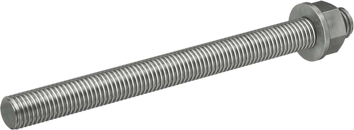 Fischer 10x Ankerstang FIS A M 8 x 110 mm roestvrij staal A4 - 90441