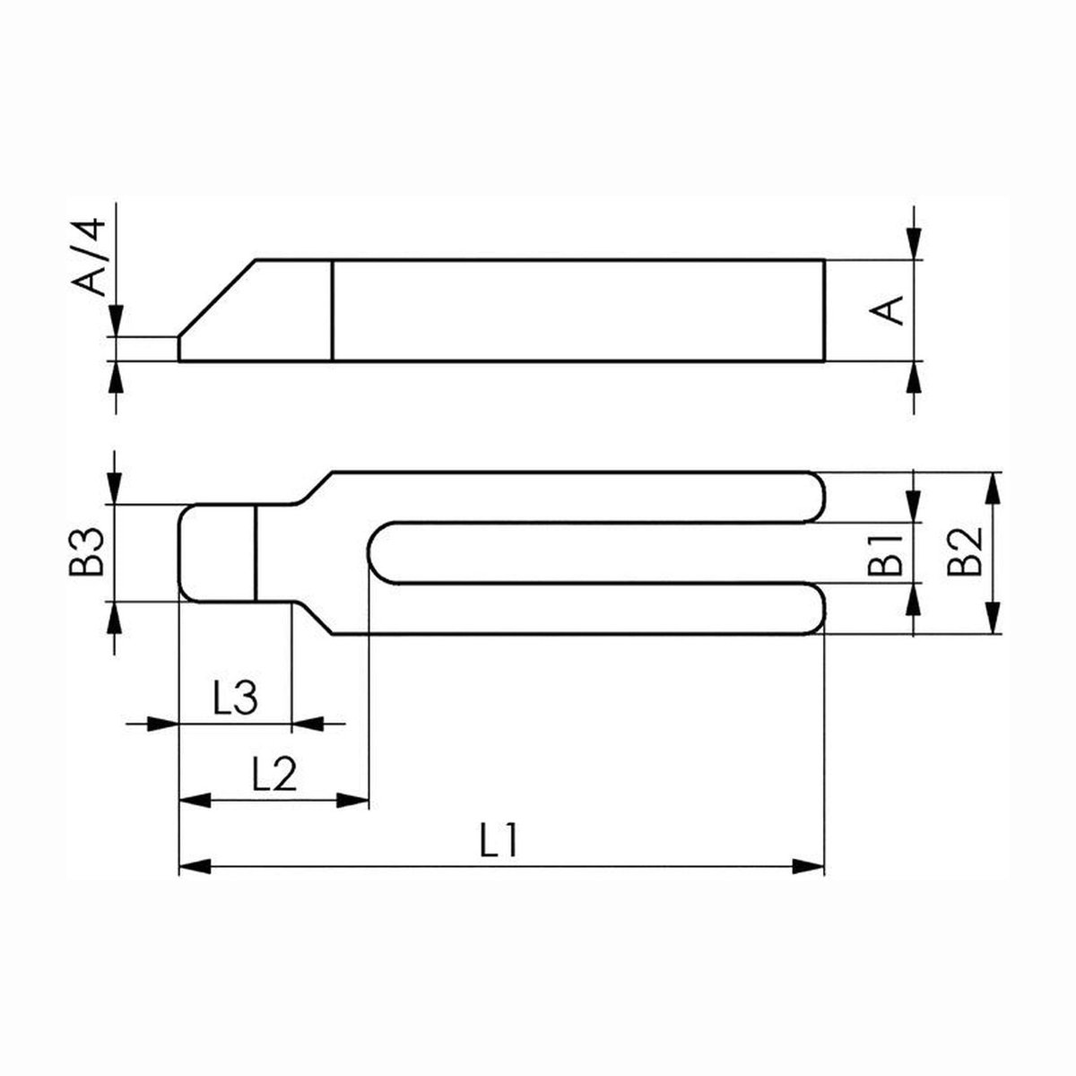 AMF Vorkspanelement Nr. 6315GN 160 x 14 mm - 70888