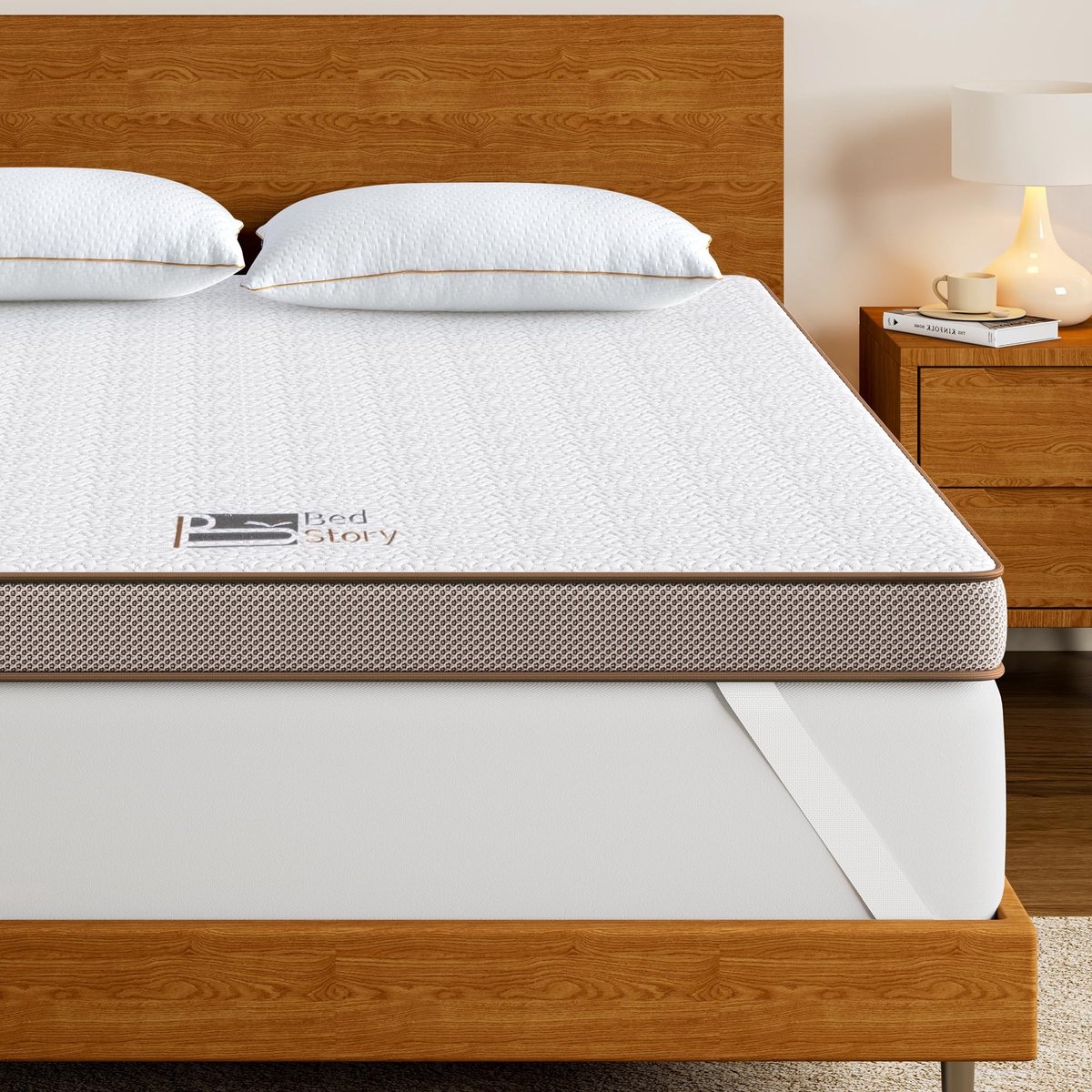 Solidchoice - Matrastopper 140 x 200 cm met Traagschuim