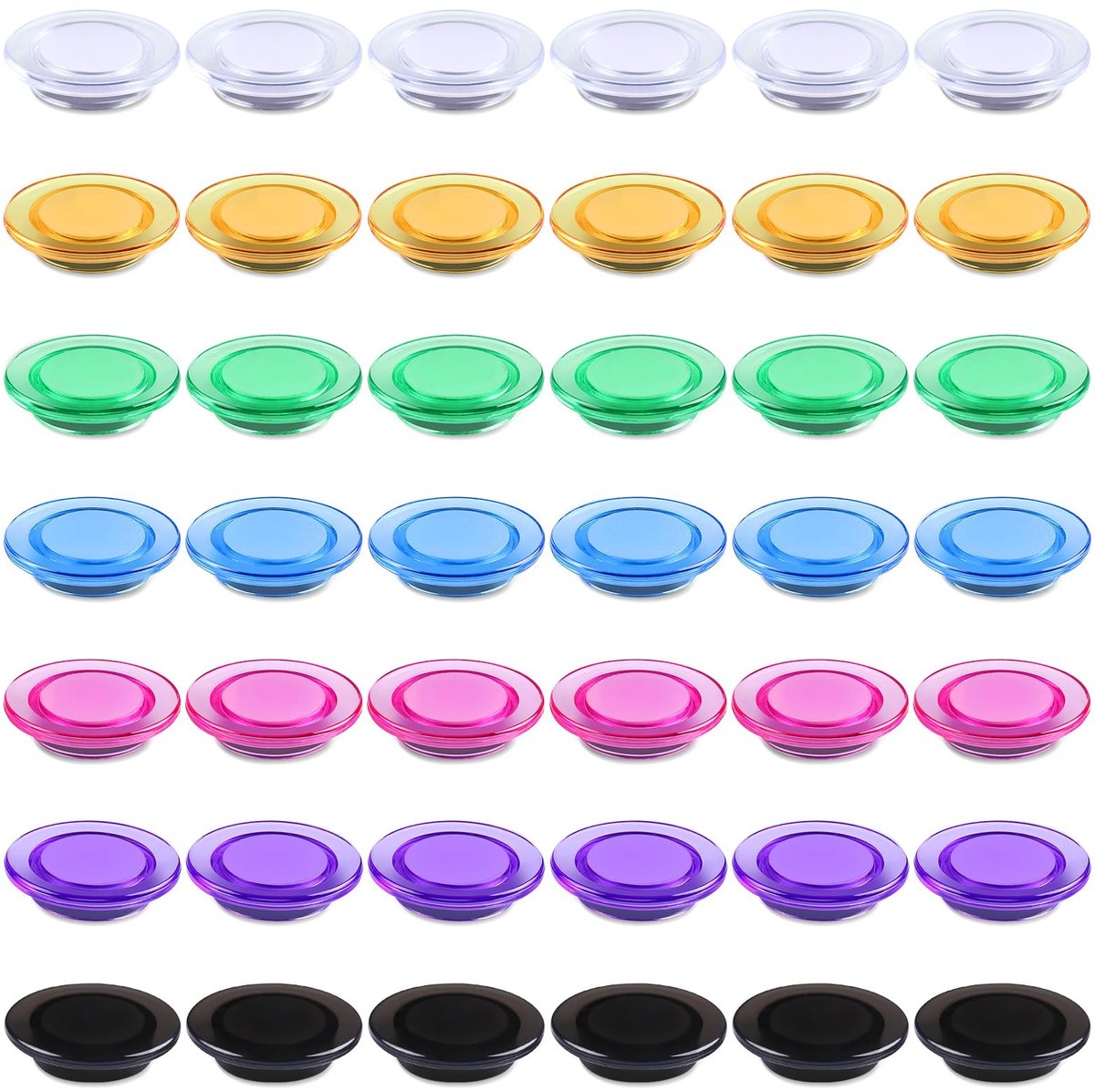 Solidchoice - Set van 42 Kleurige Koelkast Magneten