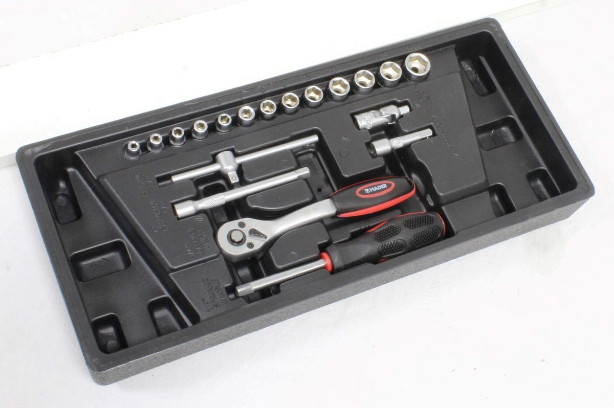 Mader Hand Tools 51324 Gereedschapskist, nr. 10, 19 stuks - ShopVlot