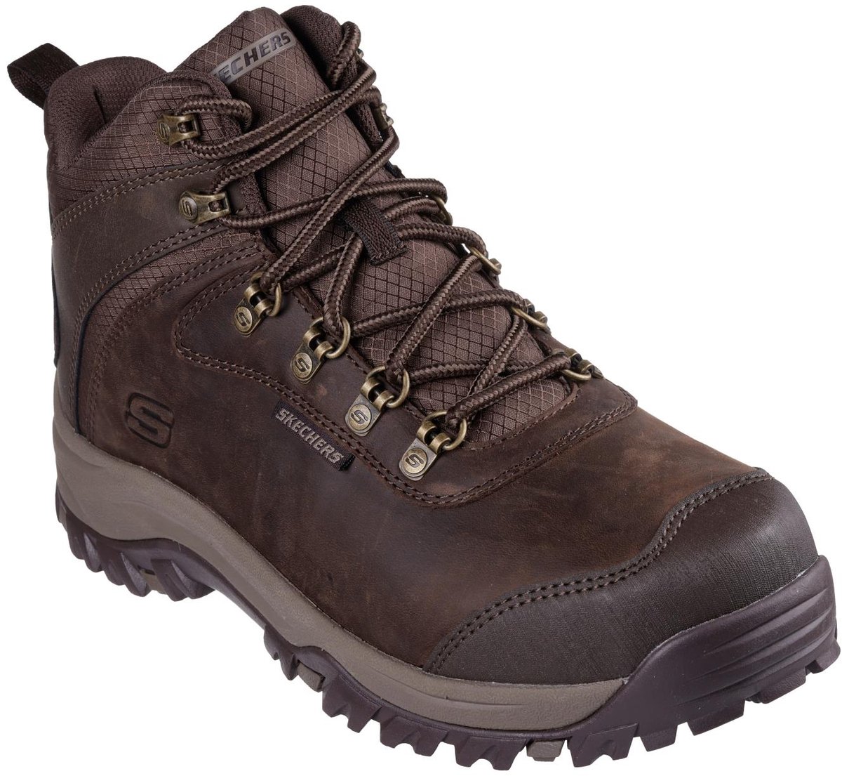 SKECHERS RELMENT Skechers Comfortable Shoes, Male, 205240-COC, Brown, 45.5