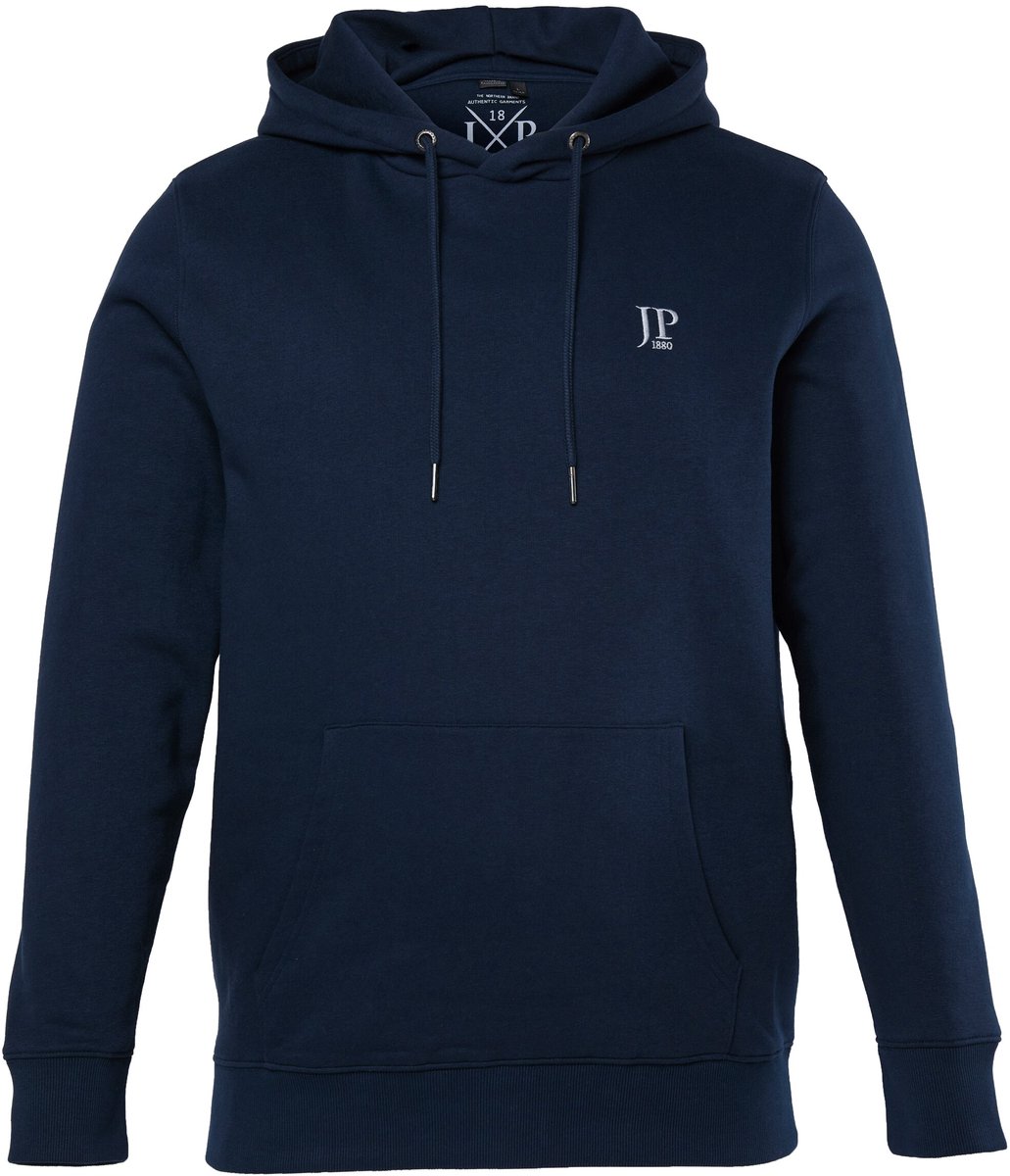 JP 1880 - Heren - Hoodie capuchon kangoeroezak - Navy blauw - Maat L