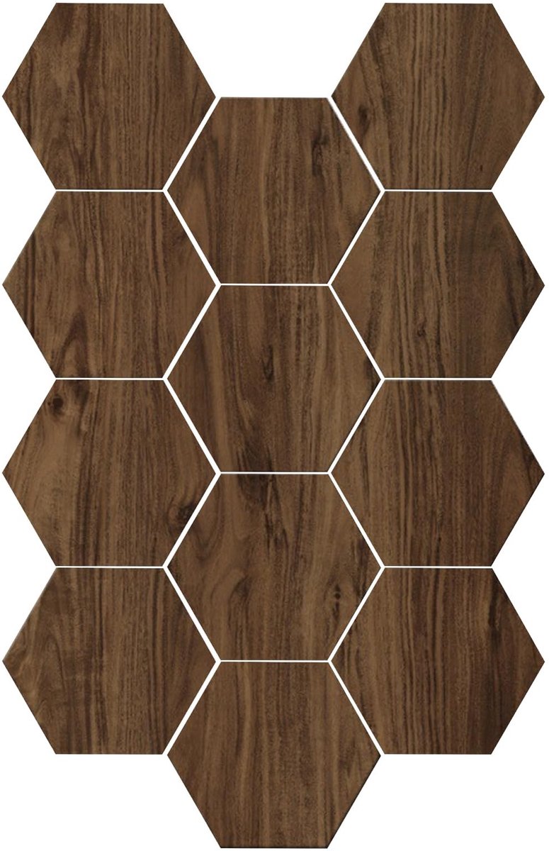 Solidchoice - Set van 12 Hexagon Akoestische Panelen voor Geluidsisolatie