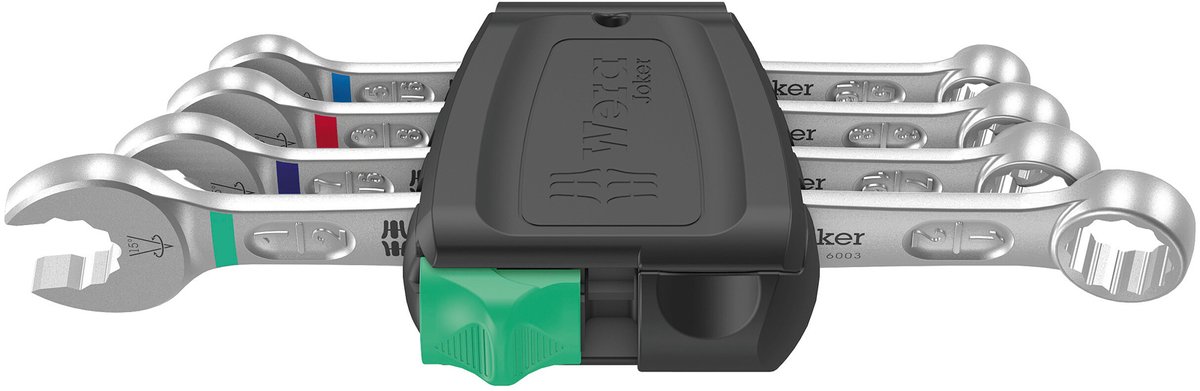 Wera 6003 Joker 4 Imperial Set 1 steeksleutelset - 05020229001