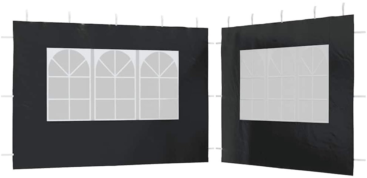 Solidchoice - Tentwand met Raam voor Eenvoudige Montage