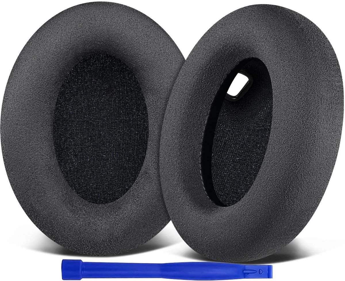 Solidchoice - Vervangende Oorkussens van Micro Suede voor Hoofdtelefoons, Geluidsisolerend