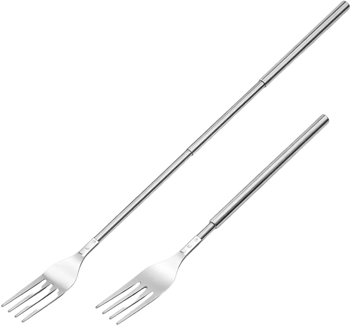 Solidchoice - Telescopische Fondue Vorken Set van 2
