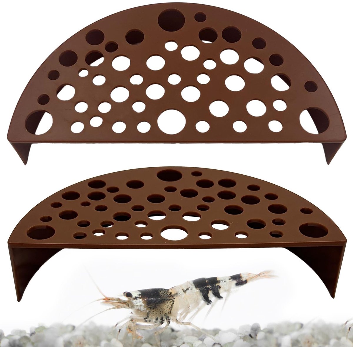 Solidchoice - Set van 2 Aquarium Tunnels voor Garnalen