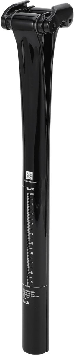 Solidchoice - Fiets Zadelpen 27.2x330mm, Koolstofvezel Verstelbaar