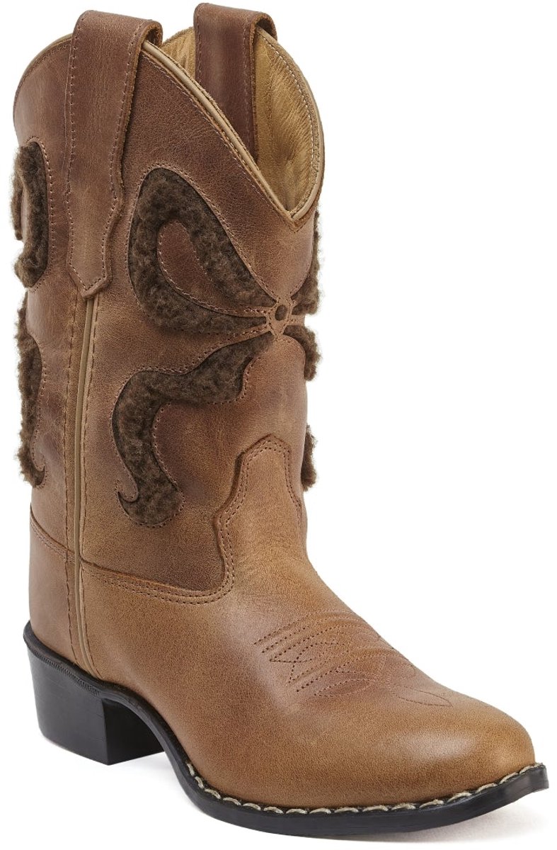 Bootstock Bow Teddy Brown Cowboylaarzen - Kinderen - Bruin - Leer