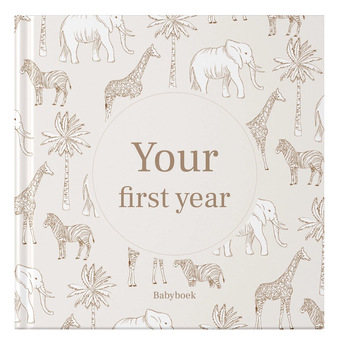 Fyllbooks Babyboek Mijn eerste jaar - African Animals