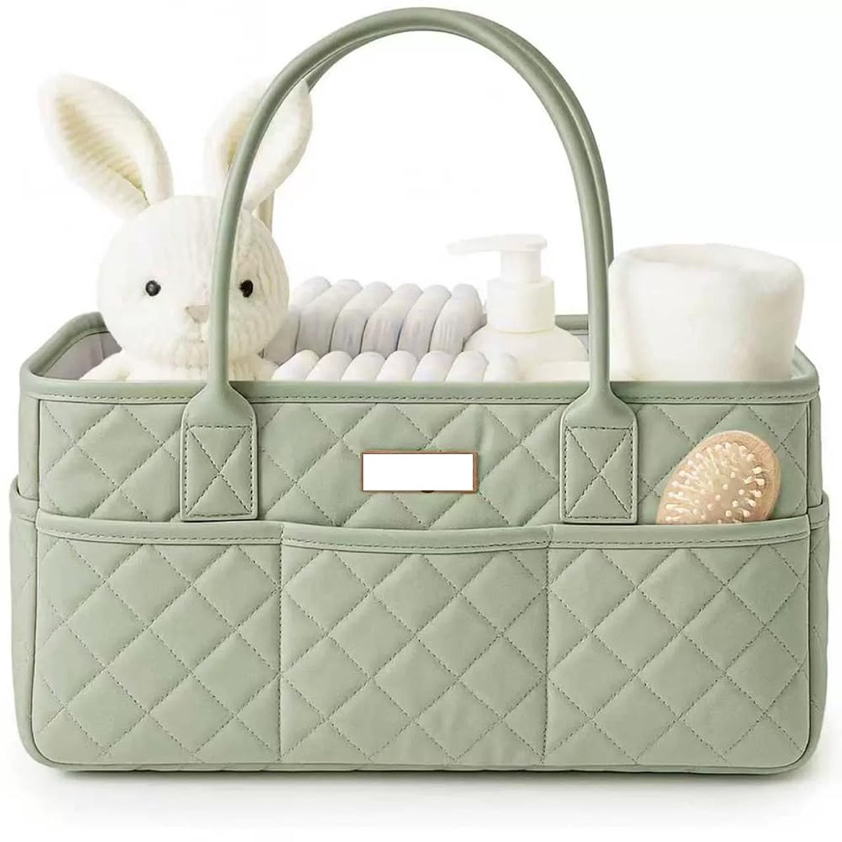 QraraZL Luiertafel-organizer, luiermand voor het aankleedstation, stijlvolle luierorganizer voor babybenodigdheden - ShopVlot