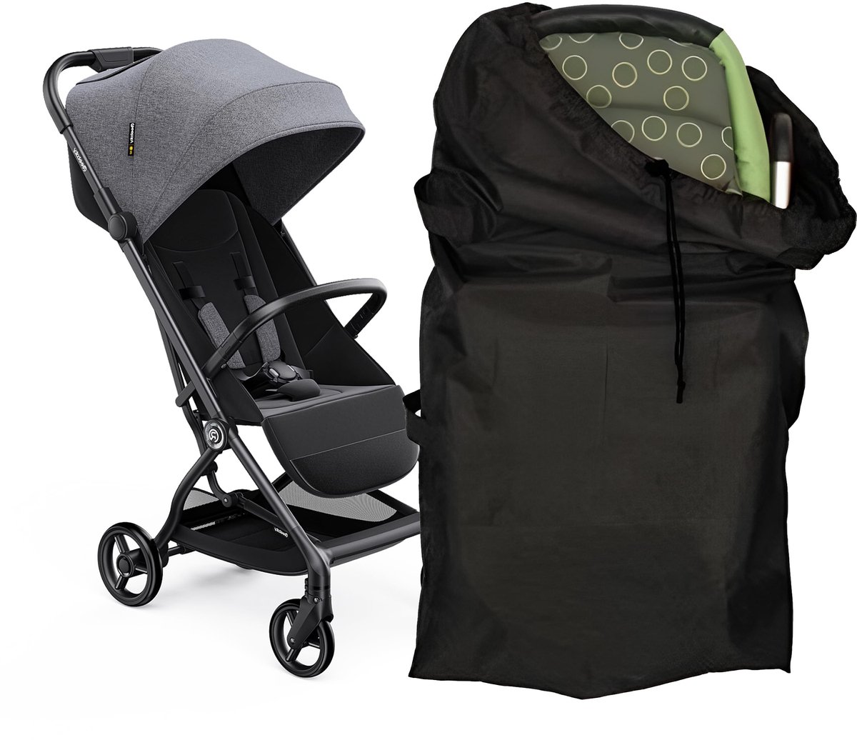 Solidchoice - Transporttas voor Kinderwagen, Ideaal voor Vliegtuigreizen
