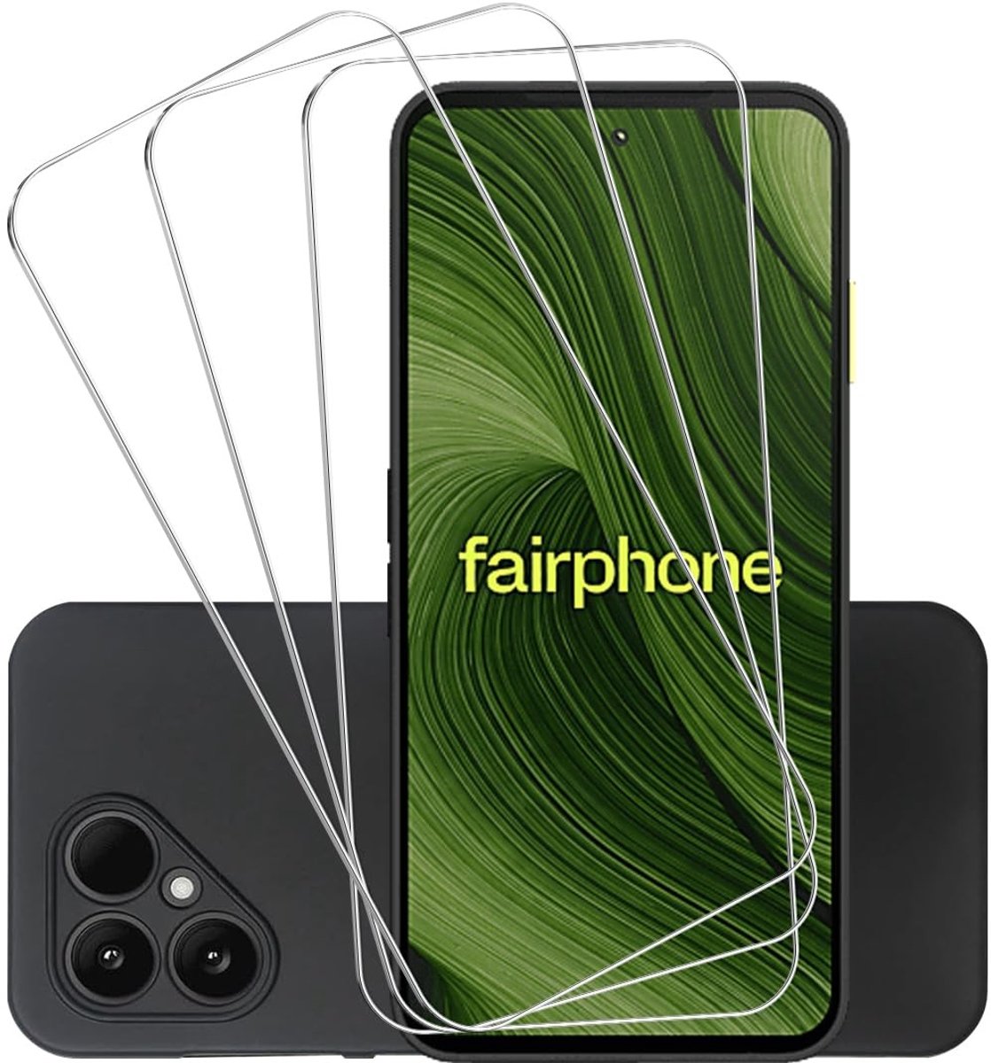 Solidchoice - Fairphone 6 Pantserglas - 3 Stuks, Krasbestendig en Zonder Luchtbellen