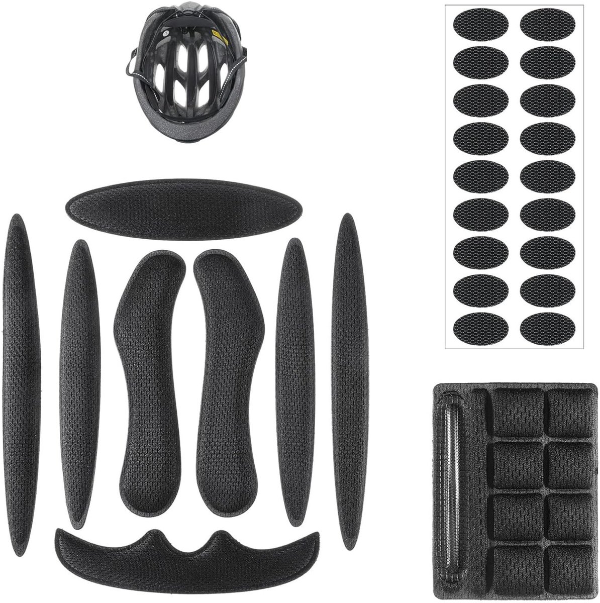 Solidchoice - Set van 10 Schuimrubber Binnenbekleding voor Helmen