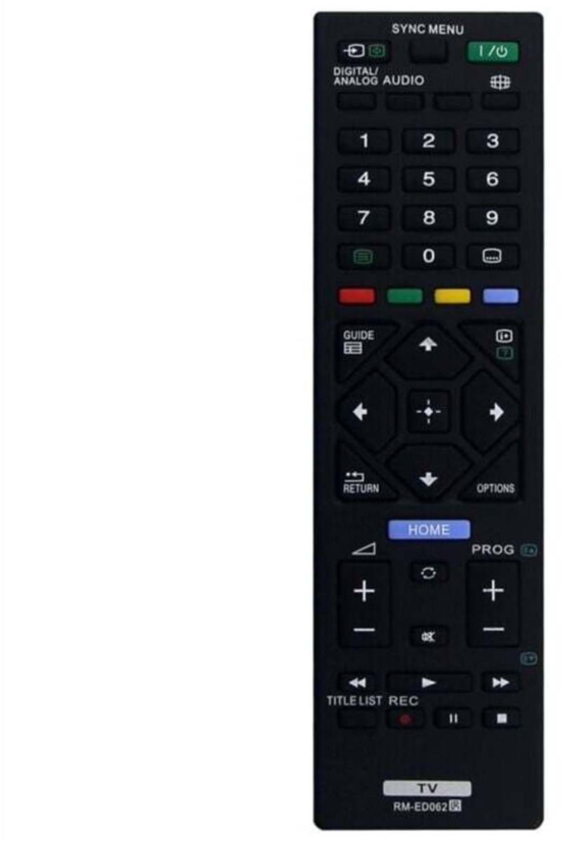 Universele afstandsbediening voor smart LCD/LED-tv's van de modellen 40R470A, 46R470A, 46R473A en 40R485B.