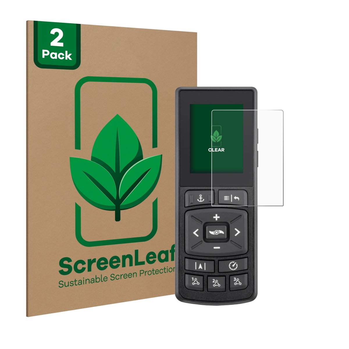 2 Stuks Screenprotector voor Minn Kota Advanced GPS Navigation - Hoogwaardige Beschermfolie transparant