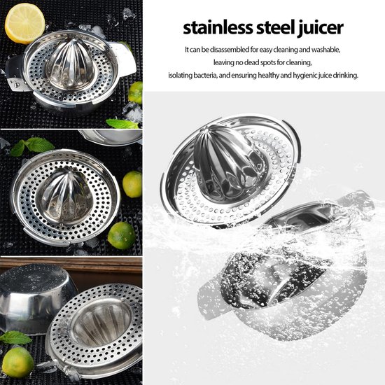 Solidchoice - Roestvrijstalen Sapcentrifuge met Handmatige Sinaasappelschiller van Solidchoice — afbeelding 2