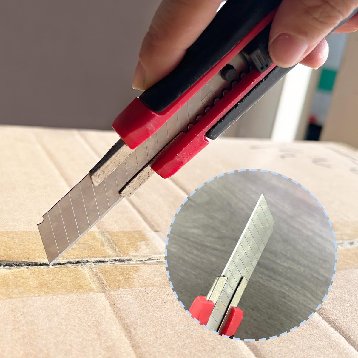 Solidchoice - 100 Stuks 18 mm Vervangbladen voor Snijmes en Kunstsnijders