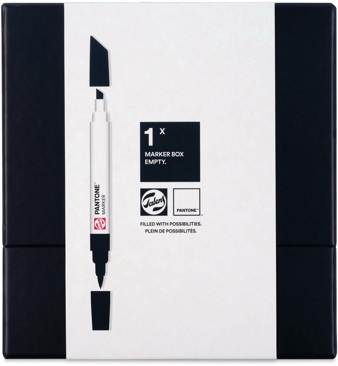 Solidchoice - Lege Markerbox voor 9 Pantone Markers met Kleurgecodeerde Dopjes