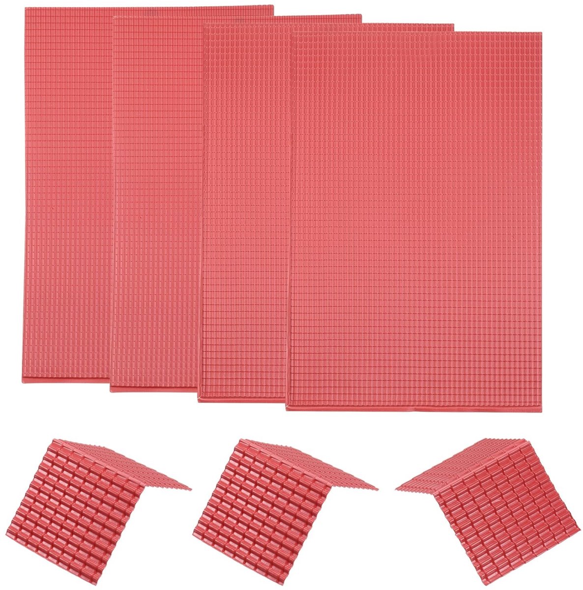 Solidchoice - Miniatuur PVC Dakpannen voor Modelbouw Set