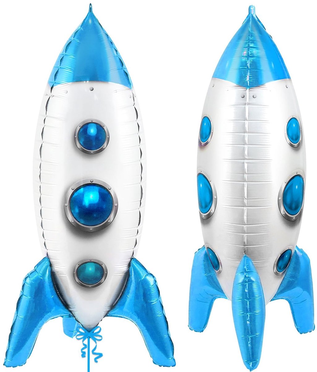 Solidchoice - Opblaasbare Raketballon voor Feestdecoratie