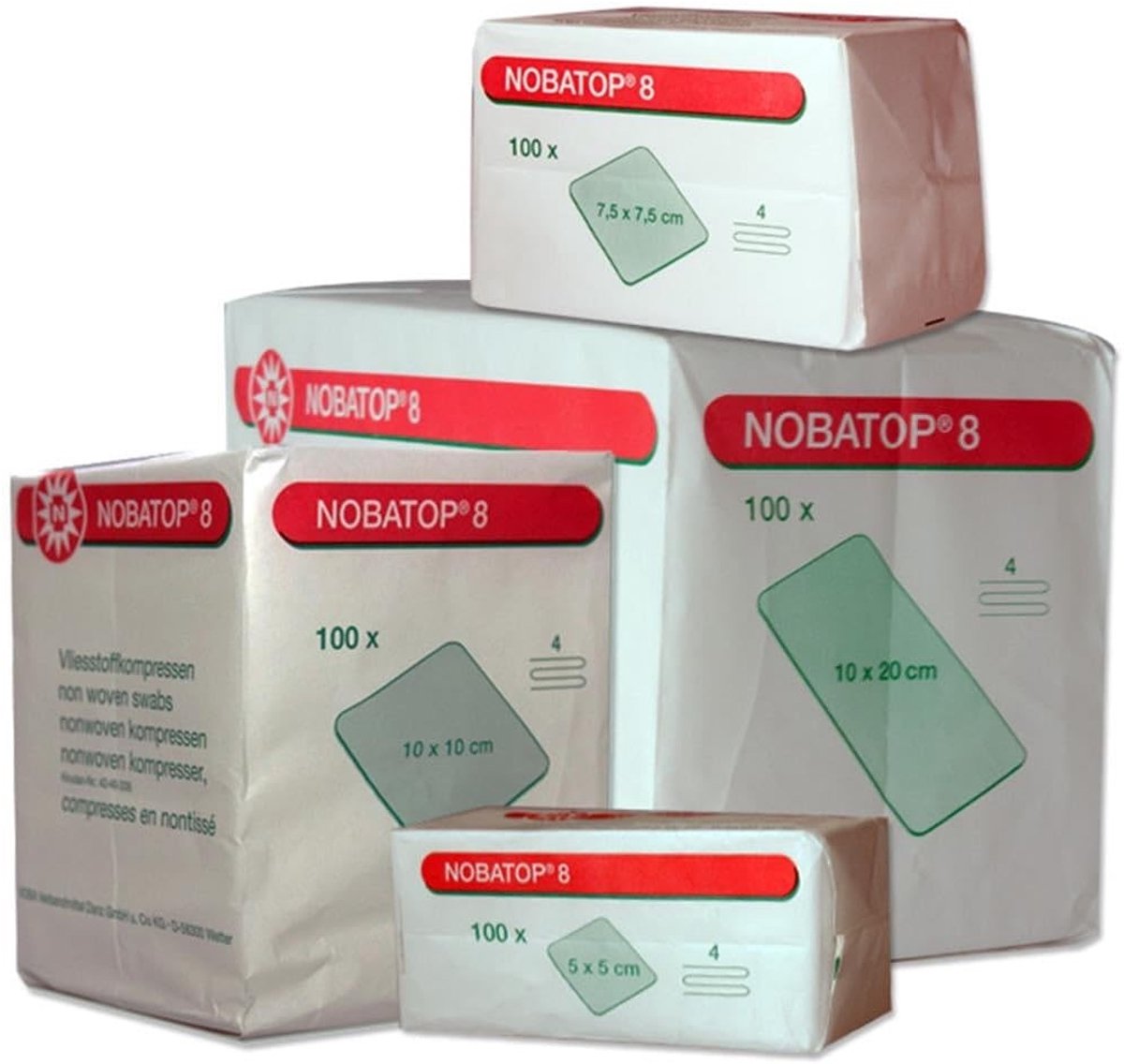 Solidchoice - Vliesstof Compressen voor Wondverzorging - 200 Stuks