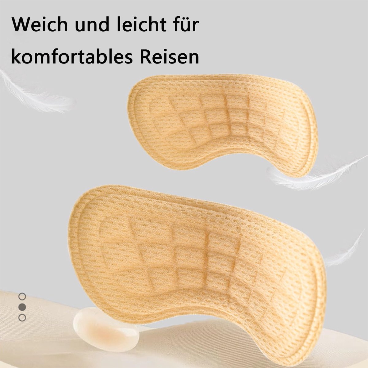 Solidchoice - 4 Paar Hielkussens voor Schoenen, Antislip en Herbruikbaar