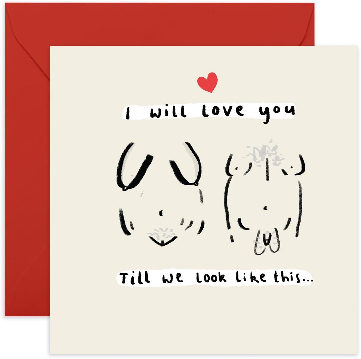 Solidchoice - Grappige Huwelijkskaart voor Valentijn met Stickers