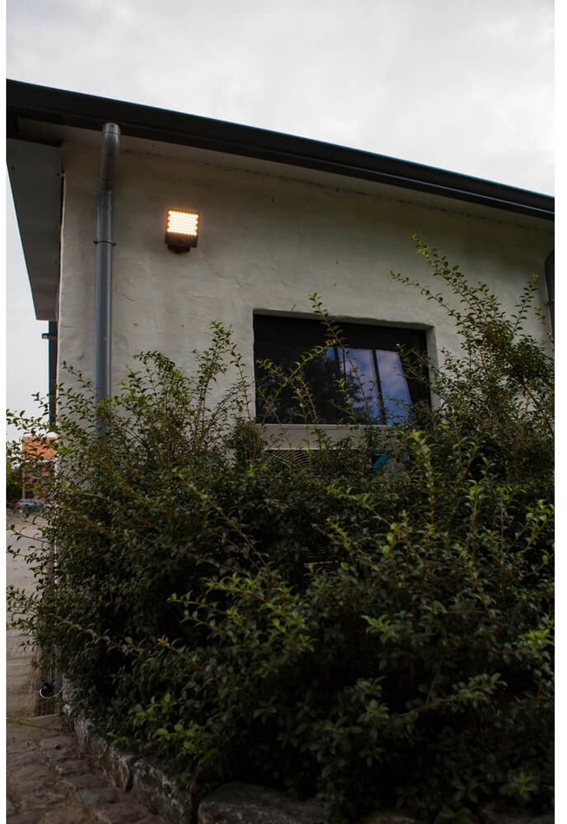 Lutec Atlantis - LED security wandlamp voor buiten - Anti-verblinding