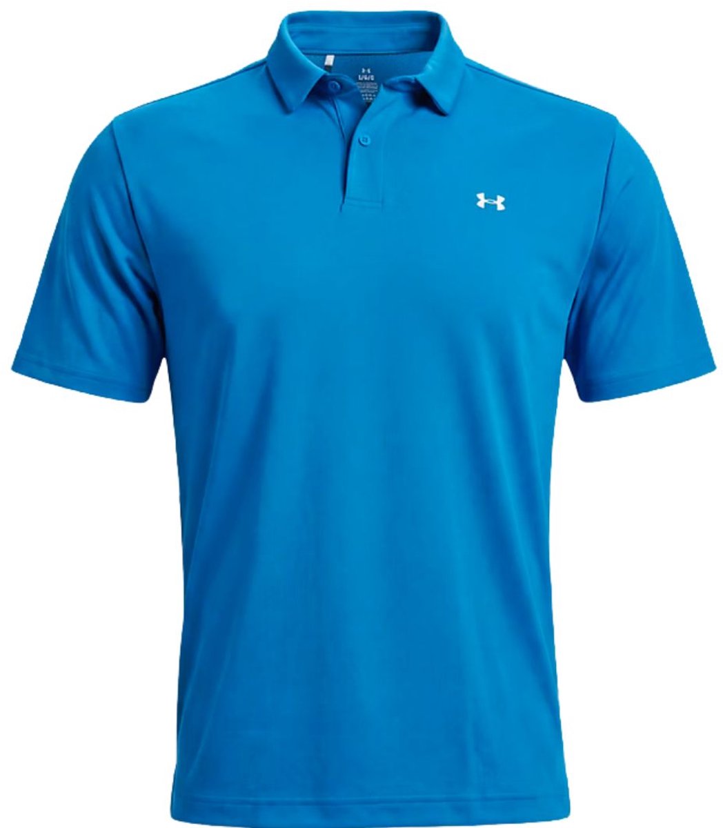 Under Armour T2G Pique Polo Aegean Blauw Heren
