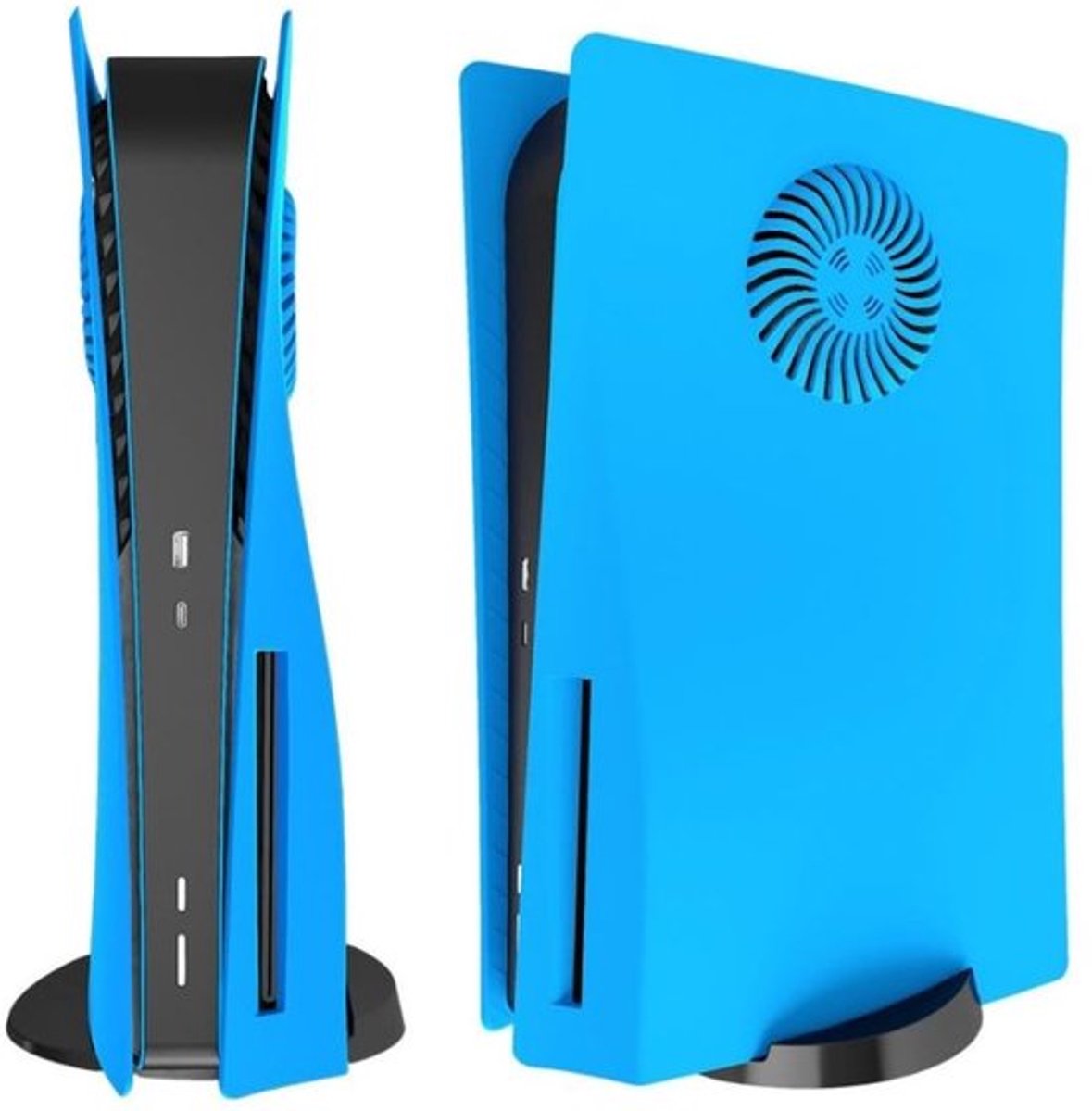 Afdekplaten Hoogwaardige Vervangingsschalen - PS5 Console Disc Edition - Schokbestendig - ABS Behuizing - Koelopeningen - Eenvoudige Installatie - Consolebehuizing