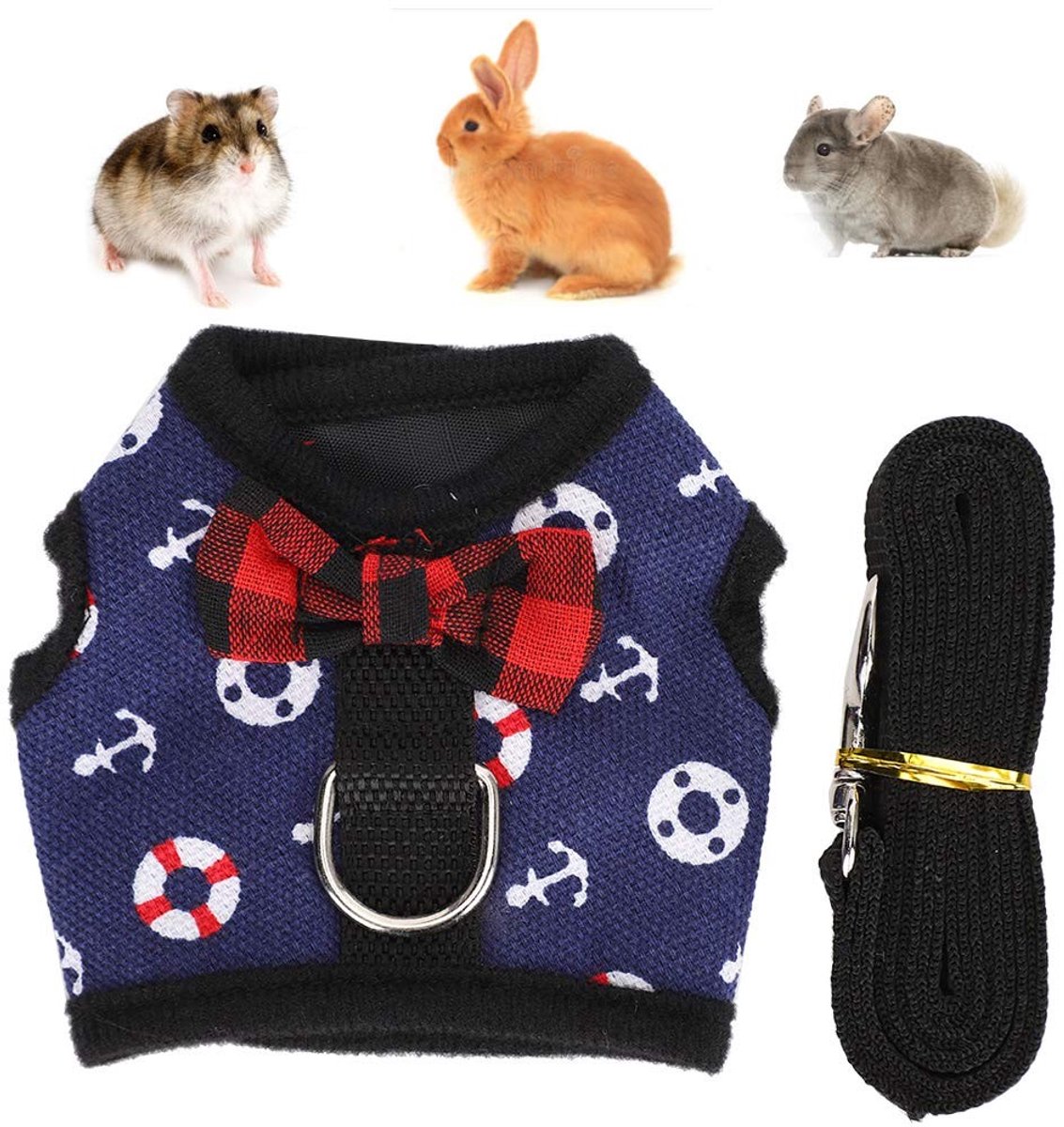 Solidchoice - Comfortabele Harnas en Gordel voor Kleine Dieren