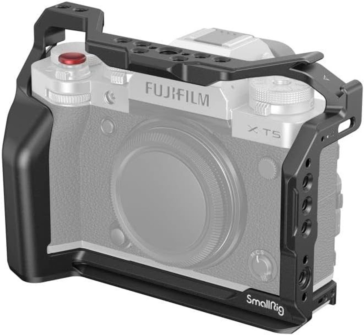 Aluminium Camera Cage voor Fujifilm X-T5 - Bescherming, Stabiliteit en Toegang tot Poorten